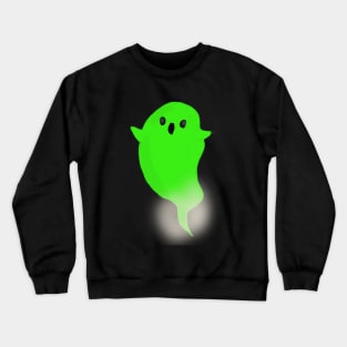 Cute little ghost on Halloween Crewneck Sweatshirt